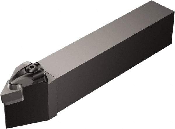 Sandvik Coromant - DDNNR/L..-3, Right Hand Cut, 27.5° Lead Angle, 32mm Shank Height x 25mm Shank Width, Negative Rake Indexable Turning Toolholder - 170mm OAL, DNGQ 15 07 08, DNGQ 452 Insert Compatibility, Series T-Max P - Americas Industrial Supply