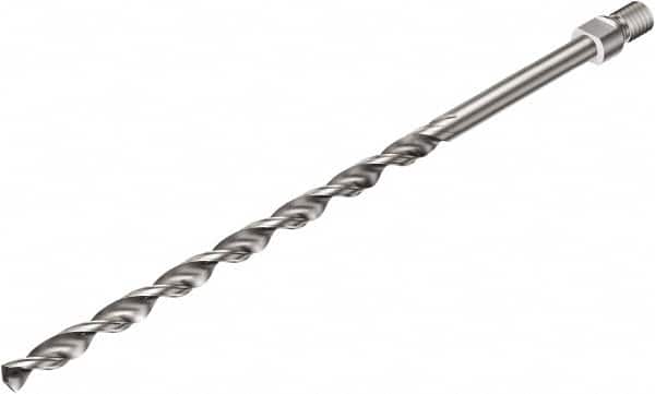 Sandvik Coromant - 6.37mm 135° Solid Carbide Jobber Drill - Uncoated, Right Hand Cut, 152.4mm OAL - Americas Industrial Supply