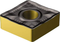 Sandvik Coromant - CNMM543 MR Grade 2220 Carbide Turning Insert - TiCN/AI2O3/TiN Finish, 80° Diamond, 5/8" Inscr Circle, 1/4" Thick, 3/64" Corner Radius - Americas Industrial Supply