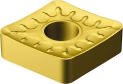 Sandvik Coromant - CNMM433 QR Grade 2025 Carbide Turning Insert - TiCN/AI2O3/TiN Finish, 80° Diamond, 1/2" Inscr Circle, 3/16" Thick, 3/64" Corner Radius - Americas Industrial Supply