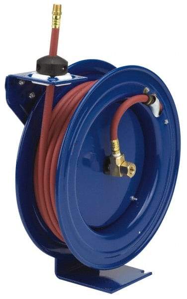 CoxReels - 50' Spring Retractable Hose Reel - 250 psi, Hose Included - Americas Industrial Supply