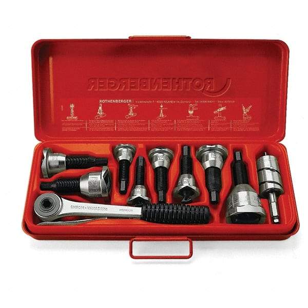 Rothenberger - Pullers, Extractors & Specialty Wrenches Type: Tee Extractor Set Capacity: 1/2; 5/8; 7/8; 1-1/8 (Inch) - Americas Industrial Supply