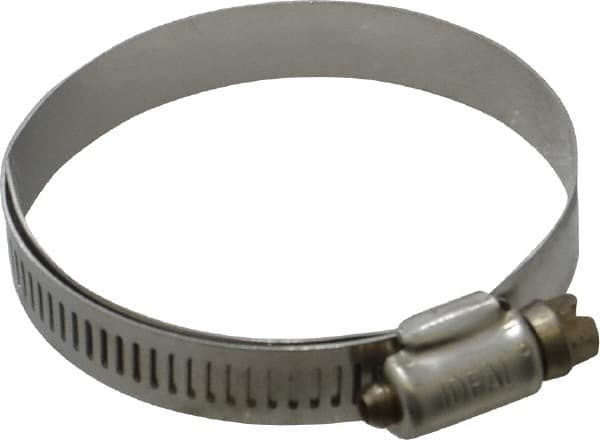 IDEAL TRIDON - SAE Size 36, 1-13/16 to 2-3/4" Diam, Stainless Steel Lined Worm Drive Clamp - Material Grade 316 - Americas Industrial Supply