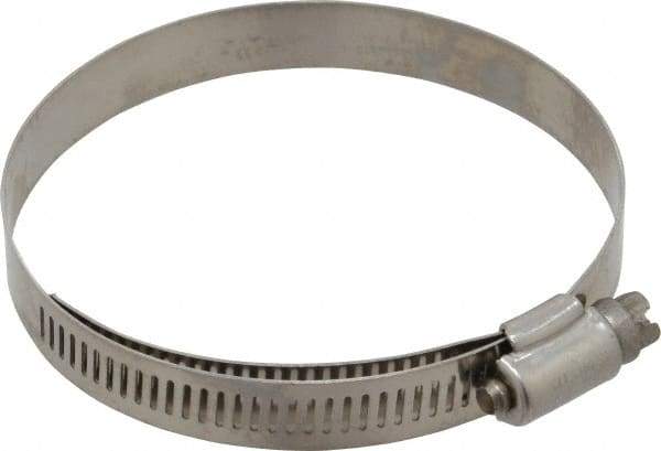 IDEAL TRIDON - SAE Size 48, 2-9/16 to 3-1/2" Diam, Stainless Steel Lined Worm Drive Clamp - Material Grade 316 - Americas Industrial Supply