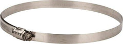 IDEAL TRIDON - SAE Size 96, 5-9/16 to 6-1/2" Diam, Stainless Steel Lined Worm Drive Clamp - Material Grade 316 - Americas Industrial Supply