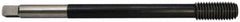Balax - M12x1.75 Metric Coarse D6 Bright Finish High Speed Steel Thread Forming Extension Tap - Bottoming Chamfer, 6" OAL, 1" Thread Length, 4H Class of Fit - Americas Industrial Supply