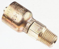 Parker - 1-1/4-11-1/2 Male NPTF Steel Hydraulic Hose Male Rigid Fitting - 5,000 psi, -20 Hose Size, 1 1/4" Hose Diam, Series 43 - Americas Industrial Supply