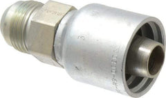 Parker - 1-1/16-12 Male JIC 37D Flare Steel Hydraulic Hose Male Rigid Fitting - -12 Hose Size, 3/4" Hose Diam, Series 43 - Americas Industrial Supply