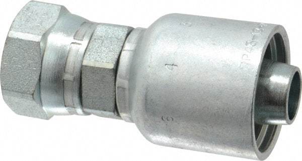 Parker - 3/4 Thread Hydraulic Hose Fitting - -12 Hose Size, 3/4" Hose Diam - Americas Industrial Supply