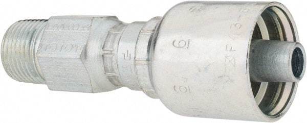 Parker - 3/8 Thread Hydraulic Hose Fitting - -6 Hose Size, 3/8" Hose Diam - Americas Industrial Supply