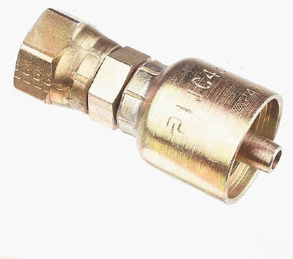 Parker - 3/4 Thread Hydraulic Hose Fitting - -12 Hose Size, 3/4" Hose Diam - Americas Industrial Supply