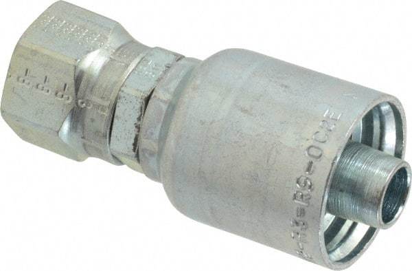 Parker - 1/2 Thread Hydraulic Hose Fitting - -8 Hose Size, 1/2" Hose Diam - Americas Industrial Supply