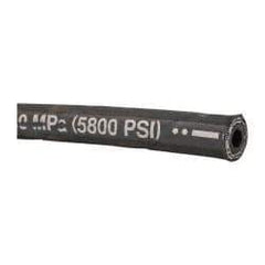 Parker - -4 Hose Size, 1/4" ID, 5,800 psi Work Pressure Hydraulic Hose - Synthetic Rubber, -40°F to 250°F - Americas Industrial Supply