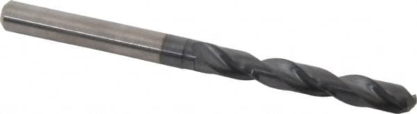 Guhring - 5.9mm 140° Solid Carbide Jobber Drill - FIREX Finish, Right Hand Cut, Spiral Flute, Straight Shank, 82mm OAL, SU Point - Americas Industrial Supply
