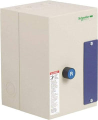 Schneider Electric - 3 Pole, 18 Amp, 240 Coil VAC, 50/60 Hz, Nonreversible Enclosed IEC Motor Starter - 1 Phase Hp: 1 at 115 Volt, 3 at 230 V Volt, 3 Phase Hp: 10 at 460 Volt, 15 at 575 Volt, 5 at 200 Volt, 5 at 230 Volt - Americas Industrial Supply