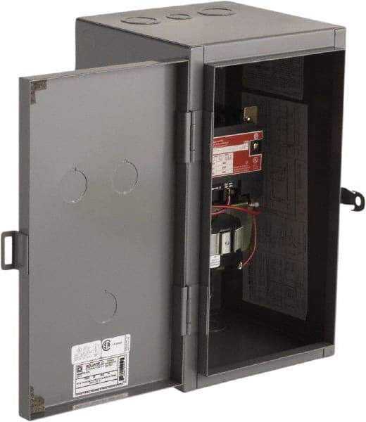 Square D - 1 NEMA Rated, 3 Pole, Mechanically Held Lighting Contactor - 60 A (Tungsten), 110 VAC at 50 Hz, 120 VAC at 60 Hz - Americas Industrial Supply