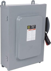 Square D - 60 Amp, 600 VAC, 6 Pole Nonfused Safety Switch - NEMA 12 & 3R, 60 hp at 600 VAC (Triple Phase), 6PST Contact Form - Americas Industrial Supply