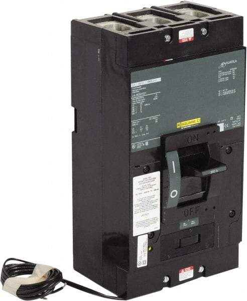Square D - 350 Amp, 600 V, 3 Pole, Panel Mount Molded Case Circuit Breaker - Thermal Magnetic Trip, Multiple Breaking Capacity Ratings - Americas Industrial Supply
