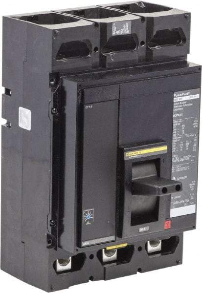 Square D - 400 Amp, 600 VAC, 3 Pole, Unit Mount Molded Case Circuit Breaker - Electronic Trip, 18 kA at 600 VAC Breaking Capacity, 3/0 (Aluminum), 3/0 (Copper) AWG, 8.05 Inch Deep x 12.86 Inch High x 8.27 Inch Wide - Americas Industrial Supply