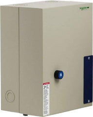 Schneider Electric - 3 Pole, 50 Amp, 120 Coil VAC, Nonreversible Enclosed IEC Motor Starter - 1 Phase Hp: 3 at 120 VAC, 7.5 at 240 VAC, 3 Phase Hp: 15 at 208 VAC, 15 at 230 VAC, 40 at 460 VAC, 40 at 575 VAC - Americas Industrial Supply