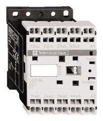 Schneider Electric - 2NC/2NO, 110 VAC at 50/60 Hz Control Relay - 17 V - Americas Industrial Supply