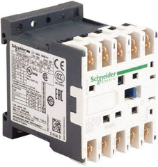 Schneider Electric - 4 Pole, 500 Coil VAC at 50/60 Hz, 16 Amp at 690 VAC and 20 Amp at 440 VAC, Nonreversible IEC Contactor - BS 5424, CSA, IEC 60947, NF C 63-110, RoHS Compliant, UL Listed, VDE 0660 - Americas Industrial Supply