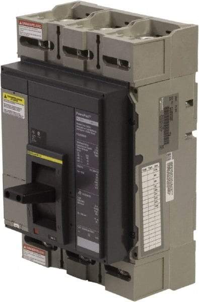 Square D - 600 Amp, 600 VAC, 3 Pole, Plug In Molded Case Circuit Breaker - Electronic Trip, 3/0 AWG - Americas Industrial Supply