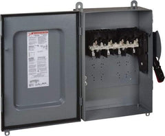 Square D - 30 Amp, 600 VAC/VDC, 4 Pole Nonfused Safety Switch - NEMA 12 & 3R, 30 hp at 600 VAC, 15 hp at 600 VDC (Triple Phase), 4PST Contact Form - Americas Industrial Supply