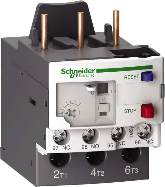 Schneider Electric - 3 Pole, NEMA Size 1, 23 to 32 Amp, 690 VAC, Thermal NEMA Overload Relay - Trip Class 20, For Use with LC1D25, LC1D32 and LC1D38 - Americas Industrial Supply