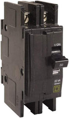 Square D - 30 Amp, 240 VAC, 2 Pole, Panel Mount Miniature Circuit Breaker - 14-2 AWG - Americas Industrial Supply