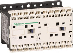 Schneider Electric - 3 Pole, 24 Coil VDC, 16 Amp at 690 VAC, 20 Amp at 440 VAC and 9 Amp at 440 VAC, Reversible IEC Contactor - BS 5424, CSA, IEC 60947, NF C 63-110, RoHS Compliant, UL Listed, VDE 0660 - Americas Industrial Supply