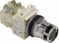 Schneider Electric - 30mm Mount Hole, Flush, Pushbutton Switch Only - Illuminated, Momentary (MO) - Americas Industrial Supply