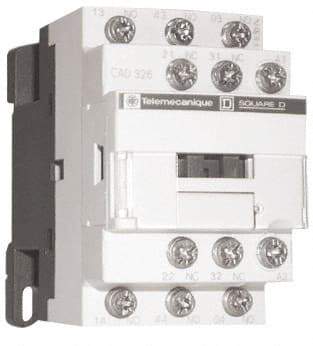 Schneider Electric - 2NC/3NO, 24 VAC at 50/60 Hz Control Relay - 17 V - Americas Industrial Supply