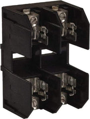 Square D - 2 Pole, 600 Volt, 30 Amp, DIN Rail Mount Fuse Holder - Compatible with J Class Fuse - Americas Industrial Supply