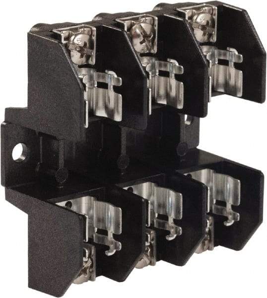 Square D - 3 Pole, 250 Volt, 30 Amp, Surface Mount Fuse Holder - Compatible with H Class Fuse - Americas Industrial Supply