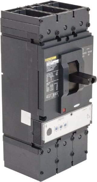 Square D - 400 Amp, 600 VAC, 3 Pole, Panel Mount Molded Case Circuit Breaker - Electronic Trip, 110mm Deep x 340mm High x 140mm Wide - Americas Industrial Supply