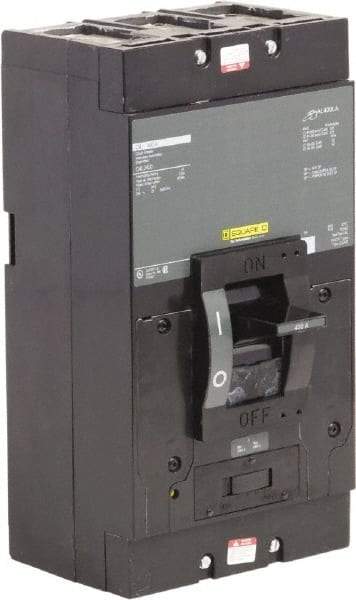 Square D - 400 Amp, 240 V, 3 Pole, Panel Mount Molded Case Circuit Breaker - Thermal Magnetic Trip, 25 kA at 240 VAC Breaking Capacity - Americas Industrial Supply