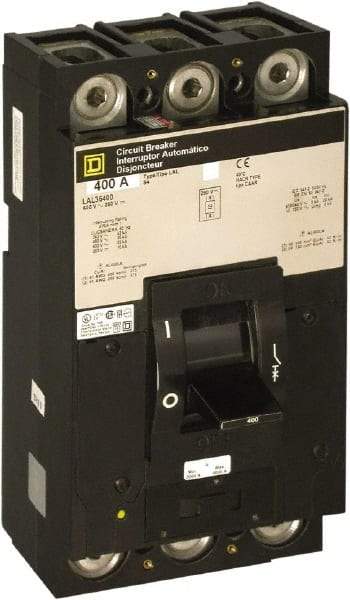 Square D - 250 Amp, 600 V, 2 Pole, Free Standing Molded Case Circuit Breaker - Thermal Magnetic Trip, Multiple Breaking Capacity Ratings - Americas Industrial Supply