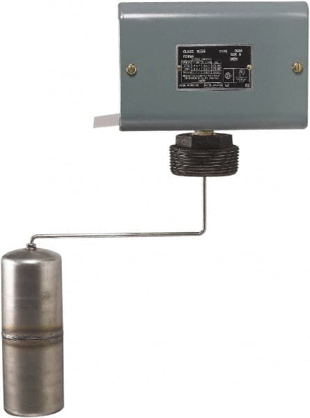 Square D - 1 NEMA Rated, DPST-DB, Float Switch Pressure and Level Switch - 575 VAC, Line-Load-Load-Line Terminal - Americas Industrial Supply