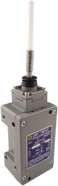 Square D - DPDT, 2NC/2NO, 600 Volt Screw Terminal, Cat Whisker Actuator, General Purpose Limit Switch - 1, 2, 4, 6, 12, 13, 6P NEMA Rating, IP67 IPR Rating - Americas Industrial Supply