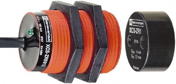 Telemecanique Sensors - NO/NC Configuration, 24 VDC, 100 Amp, Plastic, Noncontact Safety Limit Switch - 2m Cable Length, IP66, IP67 Ingress Rating - Americas Industrial Supply