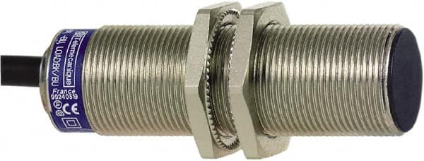Telemecanique Sensors - NPN, PNP, 5mm Detection, Cylinder, Inductive Proximity Sensor - 2 Wires, IP68, 24 to 210 VDC, 24 to 240 VAC @ 50/60 Hz, M18x1 Thread, 60mm Long - Americas Industrial Supply