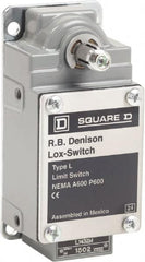 Square D - 10 Amp, NO/NC Configuration, Left Hand Operation, Rope Operated Limit Switch - Automatic Reset, Cable Pull, 600 VAC - Americas Industrial Supply