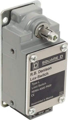 Square D - 10 Amp, NC Configuration, Left Hand Operation, Rope Operated Limit Switch - Automatic Reset, Cable Pull, 600 VAC - Americas Industrial Supply
