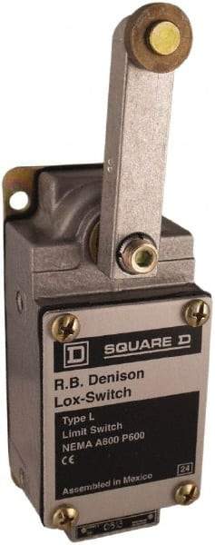 Square D - 3PDT, 2NC/NO, 600 Volt, Screw Terminal, Rotary Spring Return Actuator, General Purpose Limit Switch - 1, 2, 4, 12, 13 NEMA Rating, IP67 IPR Rating - Americas Industrial Supply