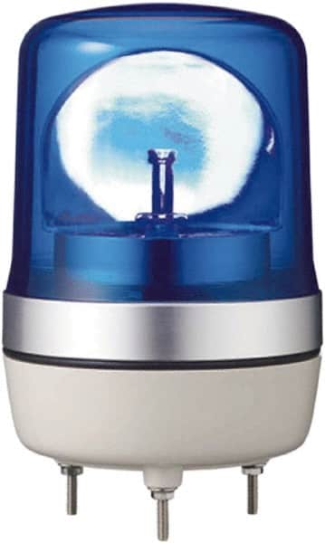 Schneider Electric - 12 VAC/VDC, 250 mAmp, Rotating Beacon LED Light - Surface Mounted, 6.77 Inch High, 106mm Diameter, 138 Flashes per min - Americas Industrial Supply