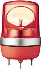 Schneider Electric - 12 VAC/VDC, 250 mAmp, Rotating Beacon LED Light - Surface Mounted, 6.77 Inch High, 106mm Diameter, 138 Flashes per min - Americas Industrial Supply