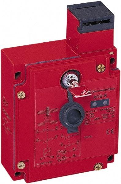 Telemecanique Sensors - 2NO/NC Configuration, 24/48 VAC/VDC, Multiple Amp Level, Metal Key Safety Limit Switch - 98mm Wide x 44mm Deep x 146mm High, IP67 Ingress Rating - Americas Industrial Supply
