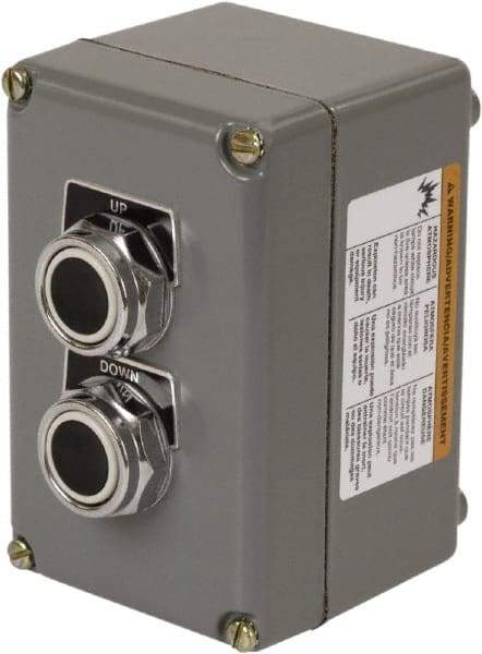 Schneider Electric - 1.18 Inch Mount Hole, Extended Straight, Pushbutton Switch - Weatherproof, Dust and Oil Resistant - Americas Industrial Supply