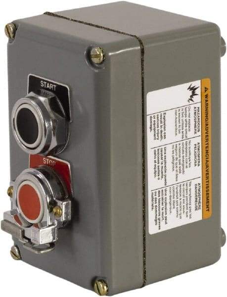 Schneider Electric - 1.18 Inch Mount Hole, Extended Straight, Pushbutton Switch - Weatherproof, Dust and Oil Resistant - Americas Industrial Supply